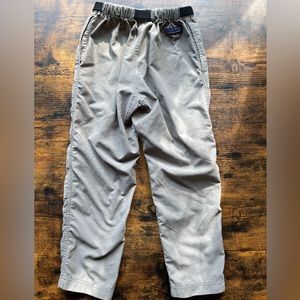 Kids Patagonia Everyday Trail Pants, size boys 7-8, dark khaki